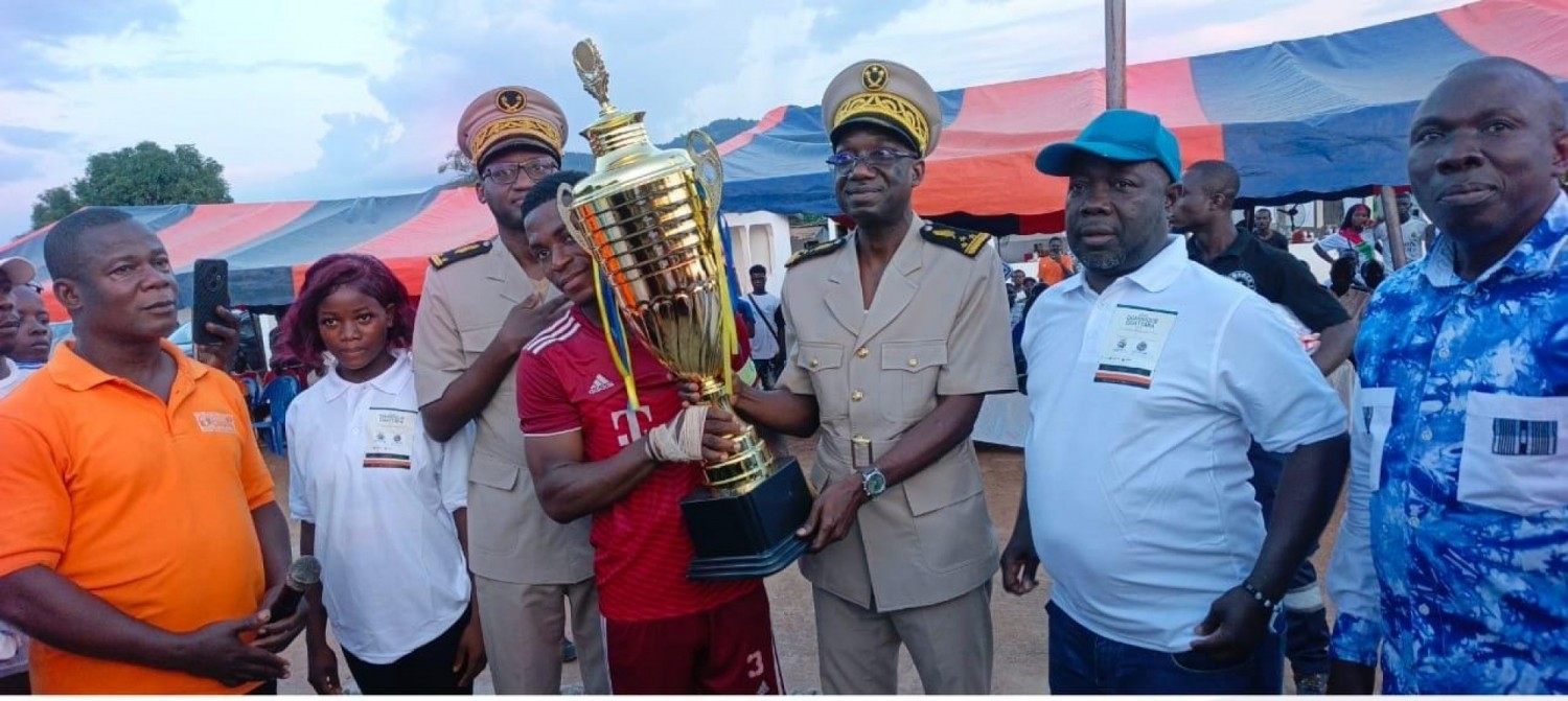 Côte d'Ivoire : Trophée Dominique Ouattara : le message de Philippe Kouhon à la jeunesse de Facobly