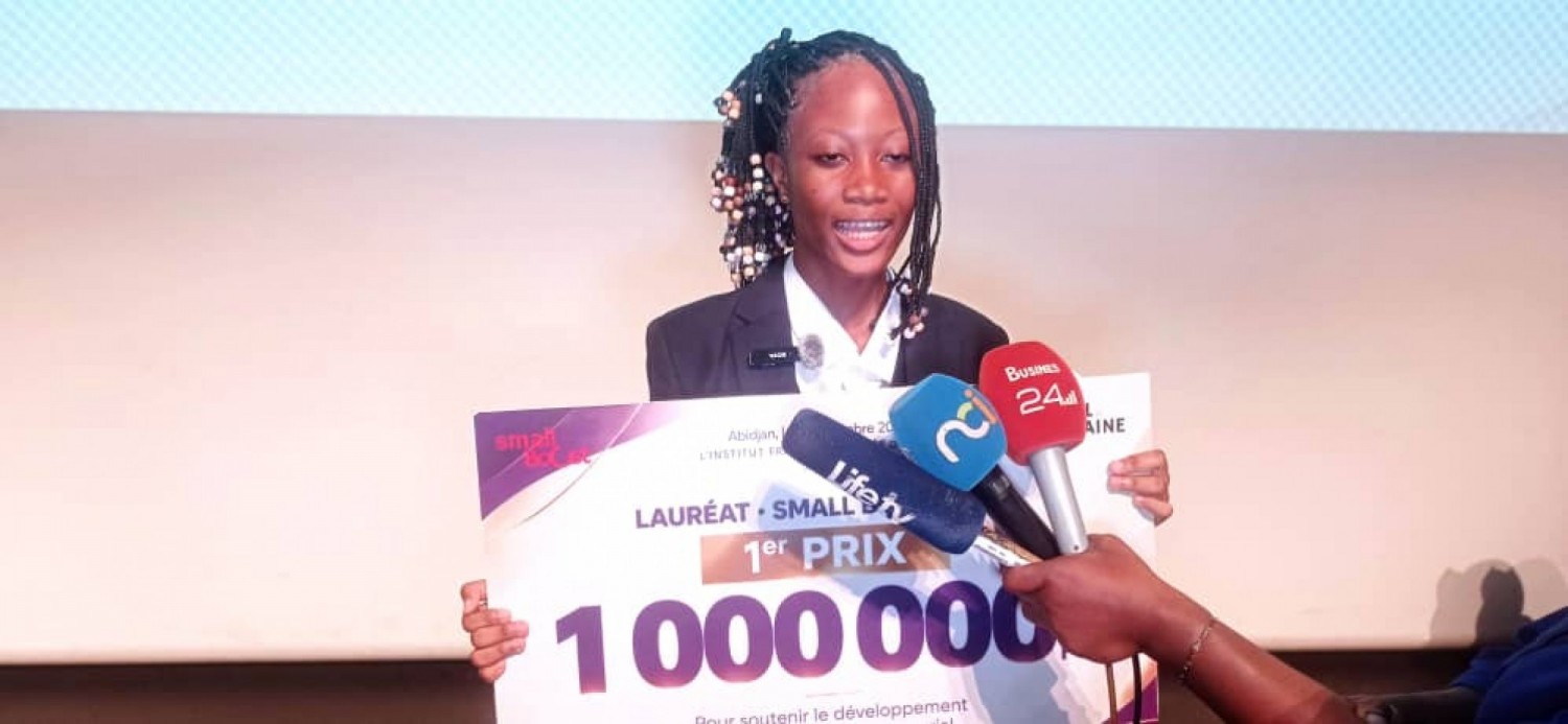 Côte d'Ivoire : Small Boost 2026, à 14 ans, Rayanne décroche le grand prix avec son projet de céréales infantiles