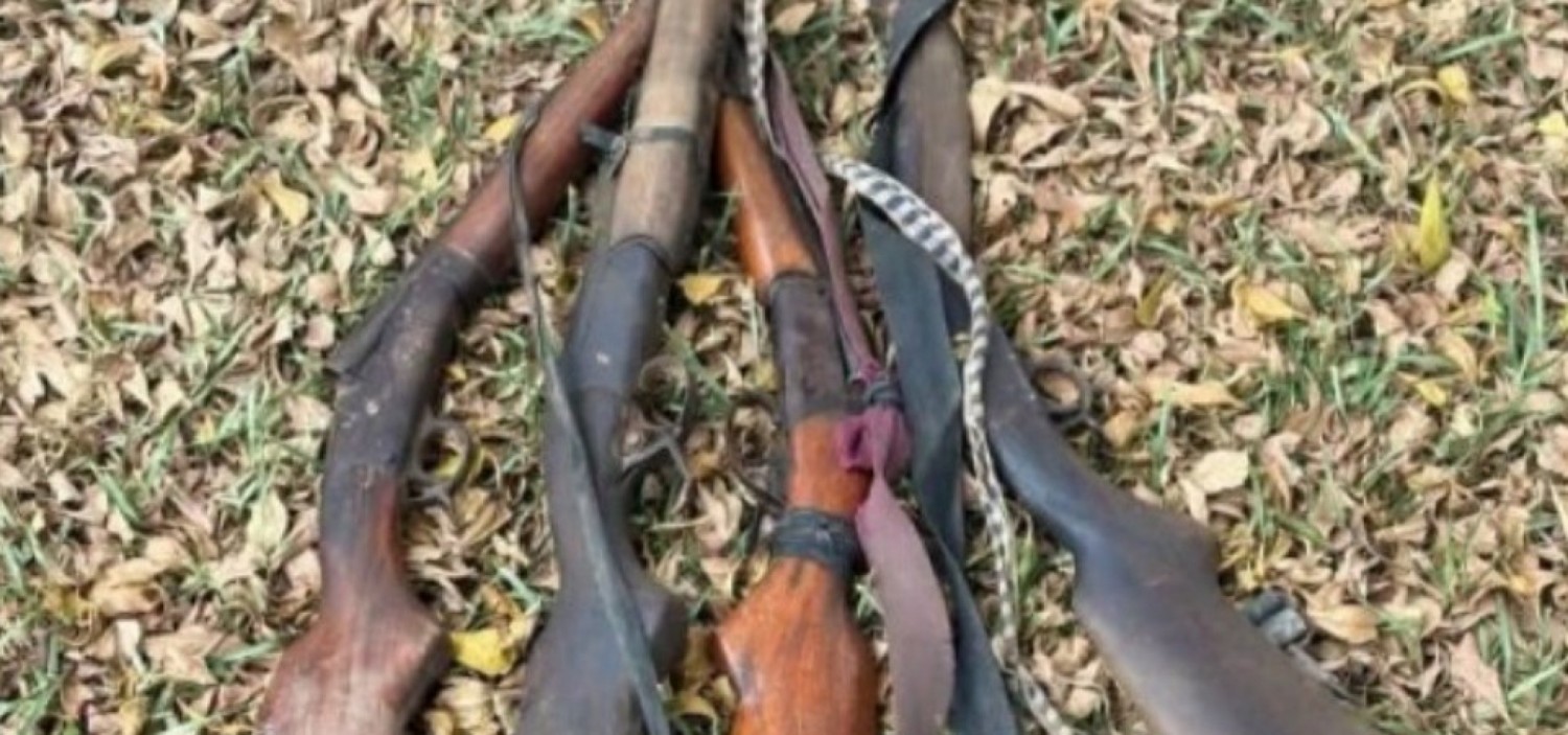 Côte d'Ivoire : Des fusils découverts sur un site d'orpaillage illégal démantelé