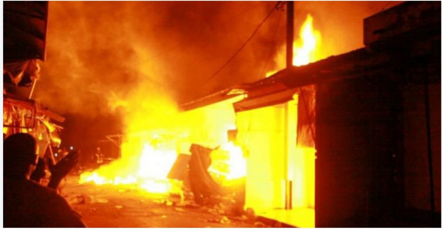 Côte d'Ivoire : Incendie mortel à Angré, les victimes étaient venues à un mariage, le marié perd sa mère, ses sœurs et une tante, récit du drame…