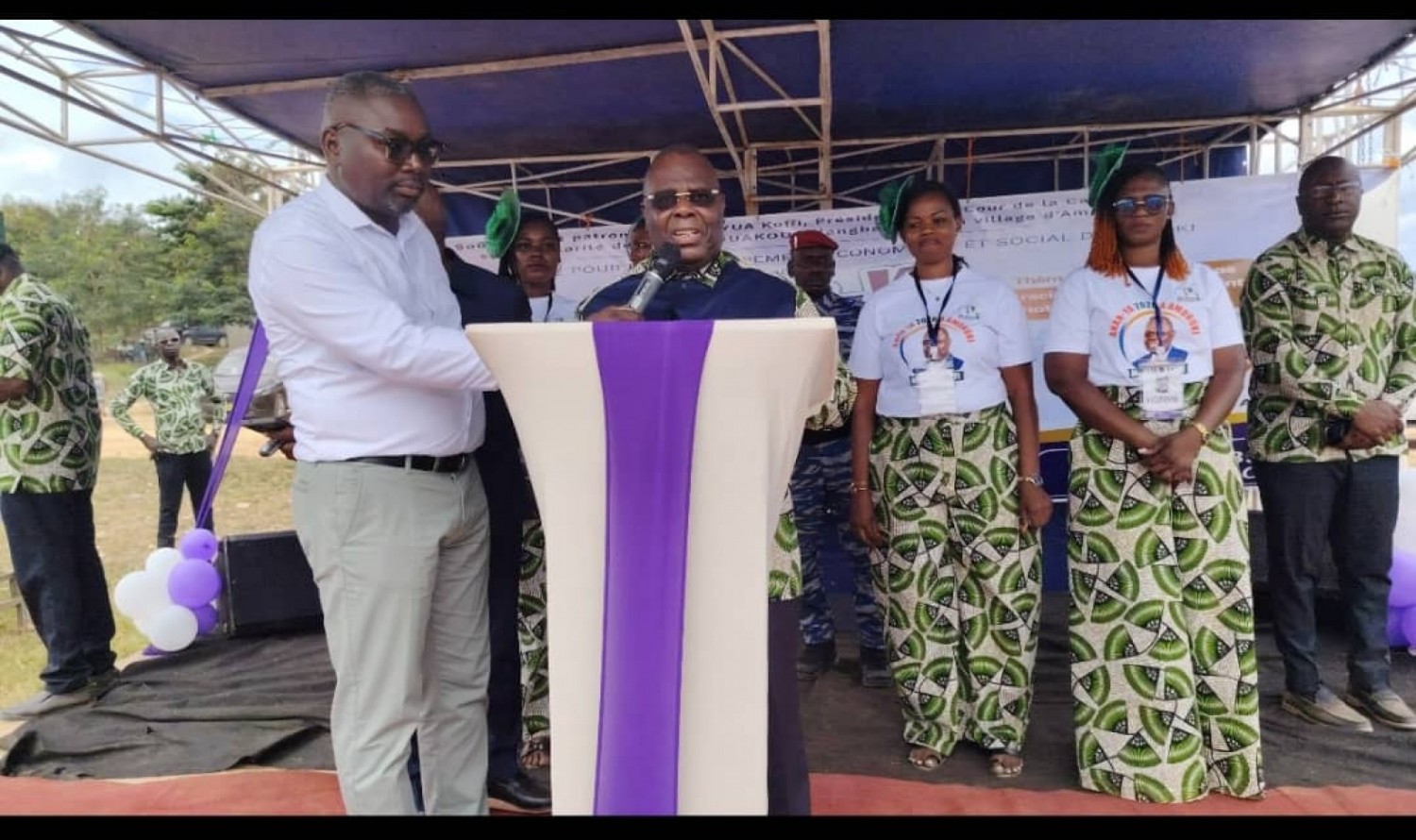 Côte d'Ivoire : Fête de l'igname à Amoroki, Yua Koffi appelle à préserver les terres et à combattre l'orpaillage clandestin