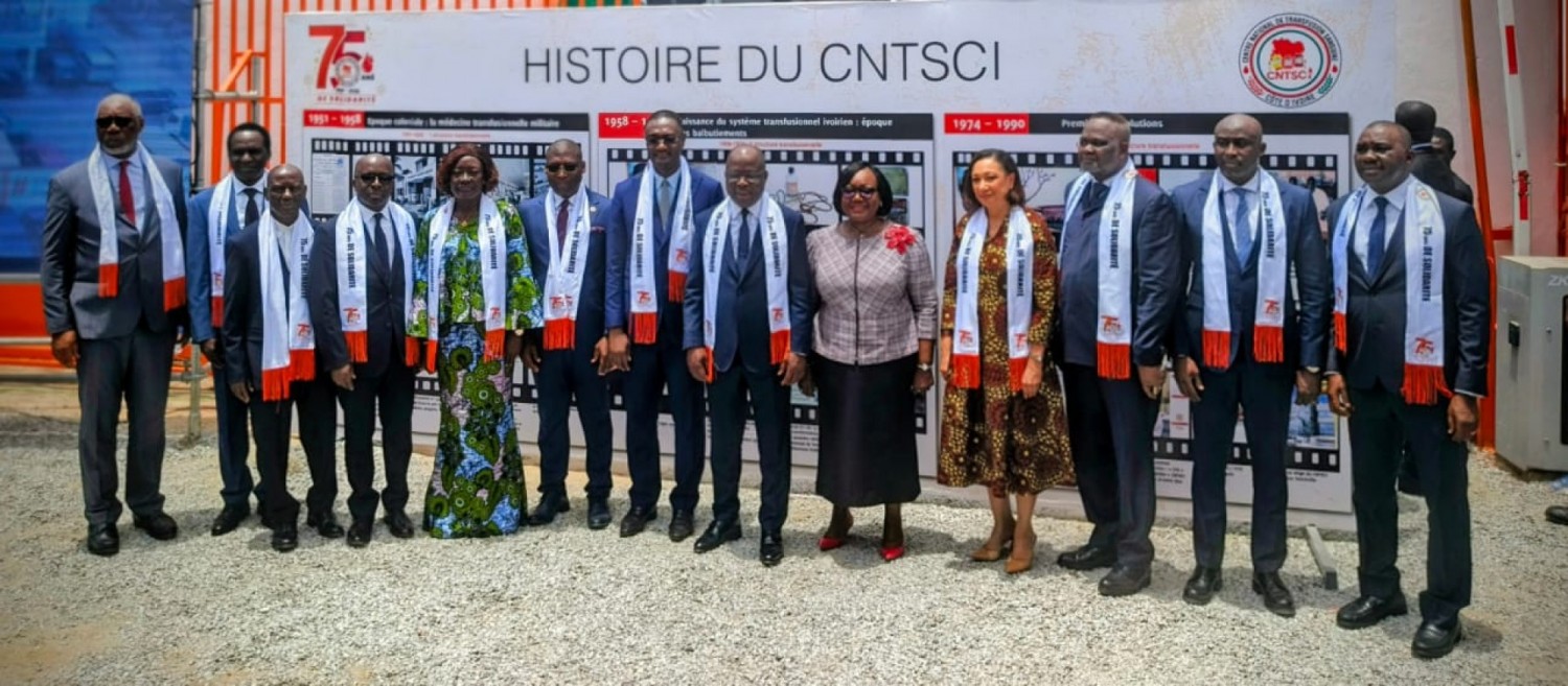 Côte d'Ivoire : CNTSCI, 75 ans, 309 767 poches de sang collectées et 52 milliards FCFA investis