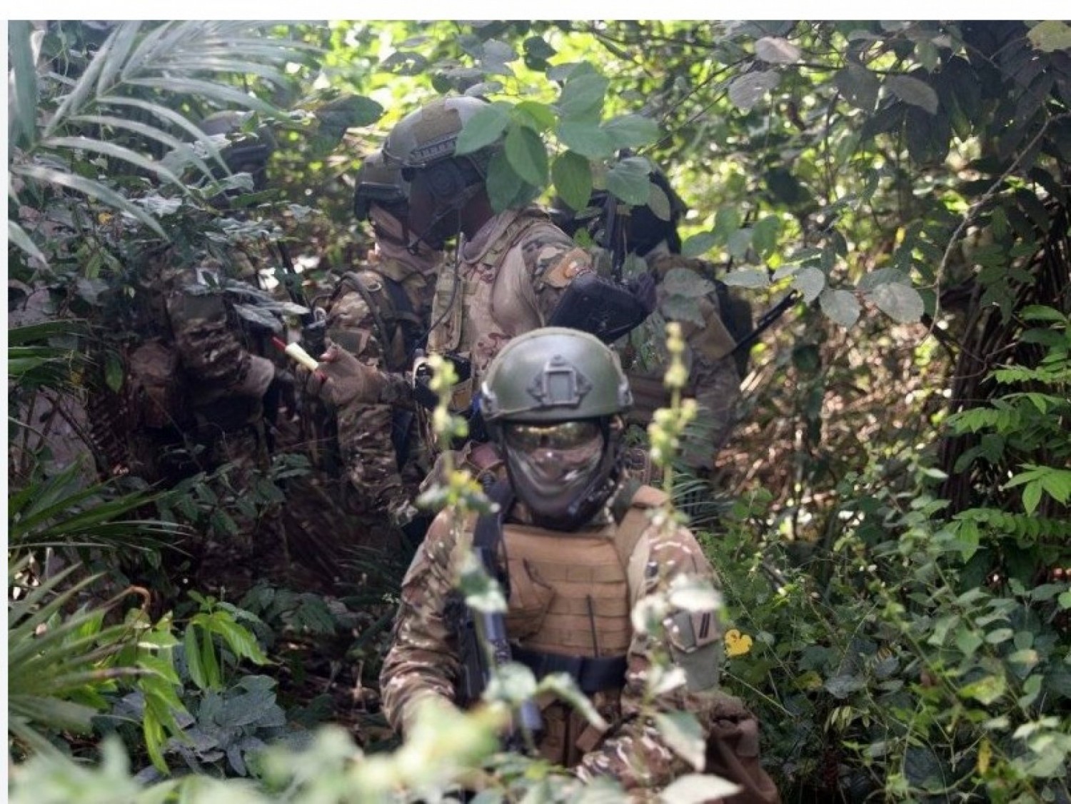 Côte d'Ivoire : Man (Tonkpi), un exercice militaire de combat en montagne en cours