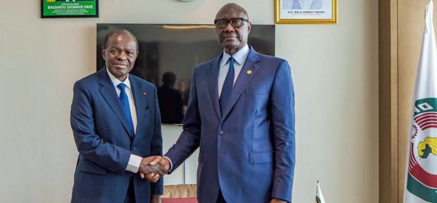 CEDEAO Côte-d'Ivoire :  Echanges entre l'ambassadeur ivoirien et le président de la Commission au Nigeria