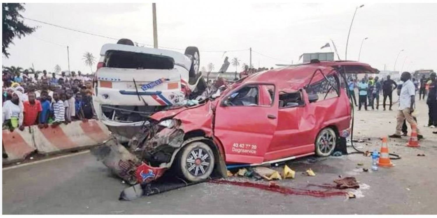 Côte d'Ivoire : Les accidents de la circulation passent de 1 549 en juillet 2026 à 1 657 en août 2026, soit une hausse d'environ 7%