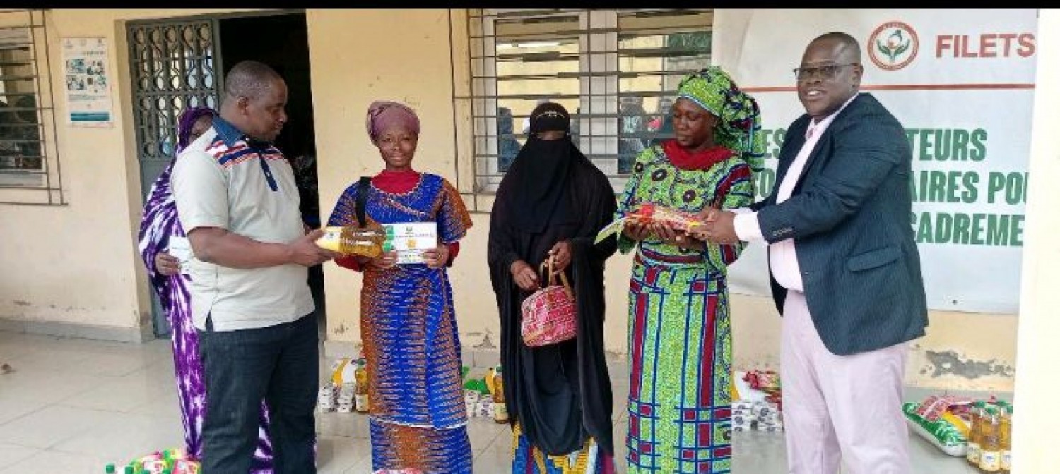 Côte d'Ivoire : Ferké, le ministère de la solidarité offre des kits et 100 000 FCFA à 65 familles vulnérables du Tchologo