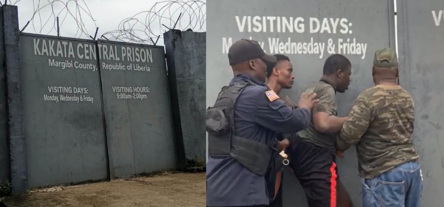 Liberia :  Evasion d'une centaine de détenus à la prison de Kakata, des re-arrestations et enquête