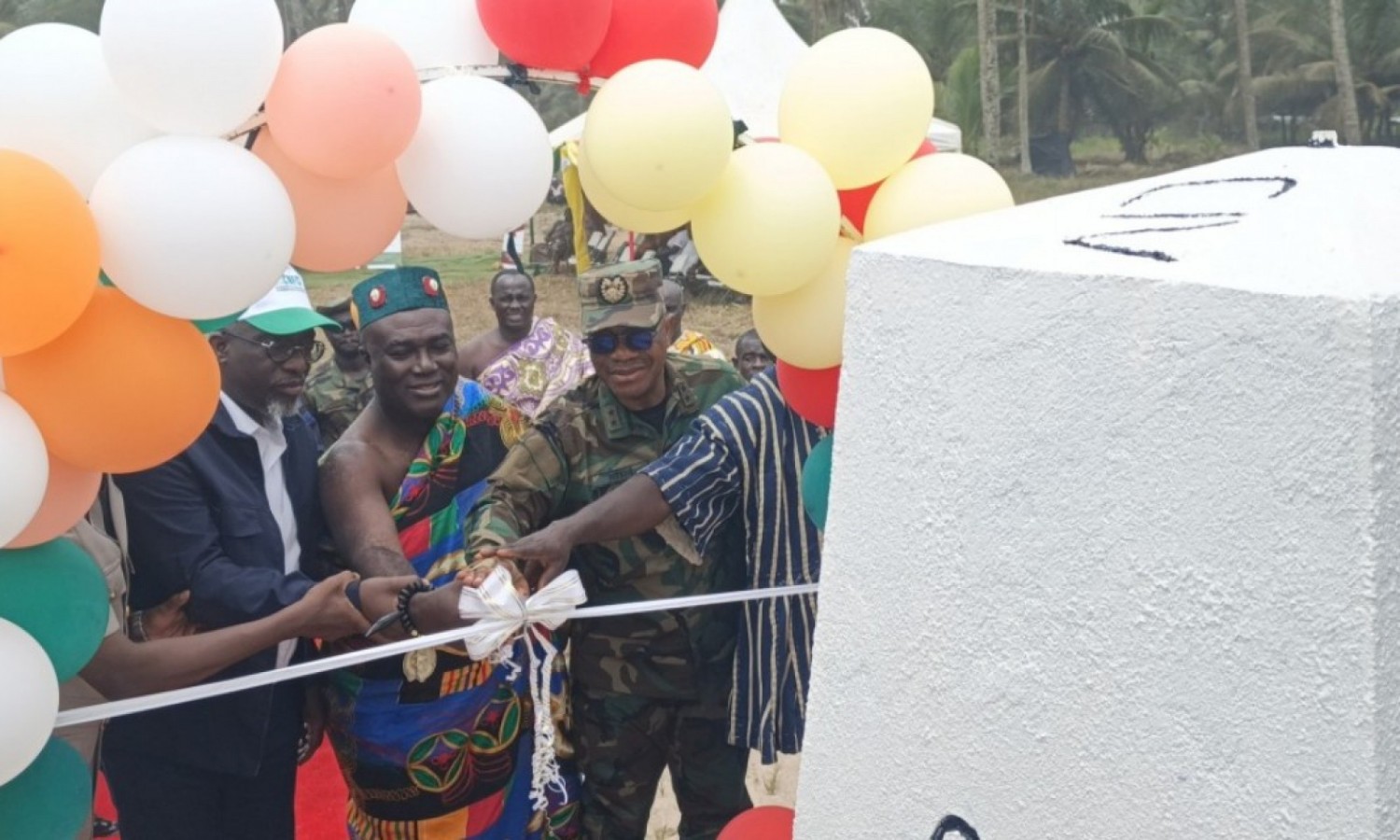 Côte d'Ivoire - Ghana : Délimitation de la frontière, la borne 55 inaugurée, un pas de plus vers une coopération transfrontalière renforcée