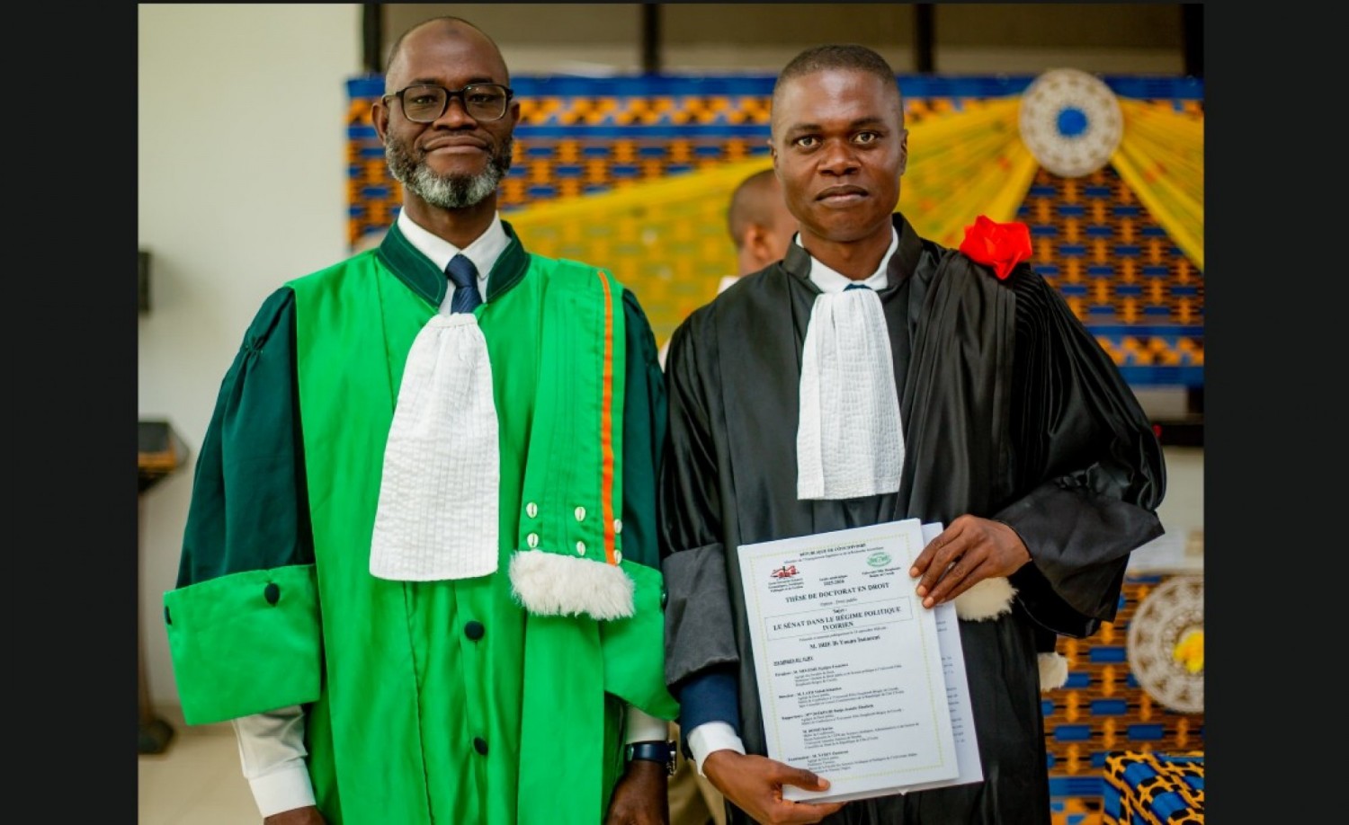 Côte d'Ivoire : Consécration académique, Irié Bi Youan Innocent devient Docteur en Droit