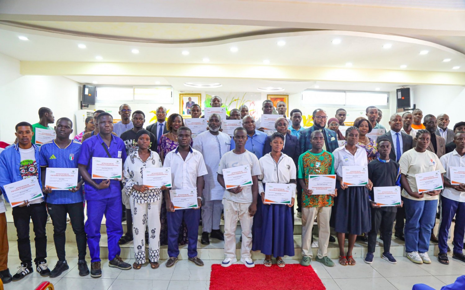 Côte d'Ivoire : Marcory, 593 jeunes franchissent un cap vers l'emploi grâce à une immersion professionnelle