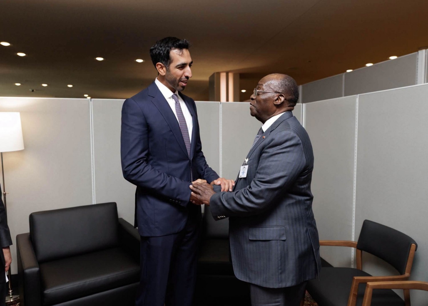 Côte d'Ivoire : A New York, le renforcement de la coopération économique et commerciale au centre des échanges entre le VP Meyliet Koné et un Ministre Emirati