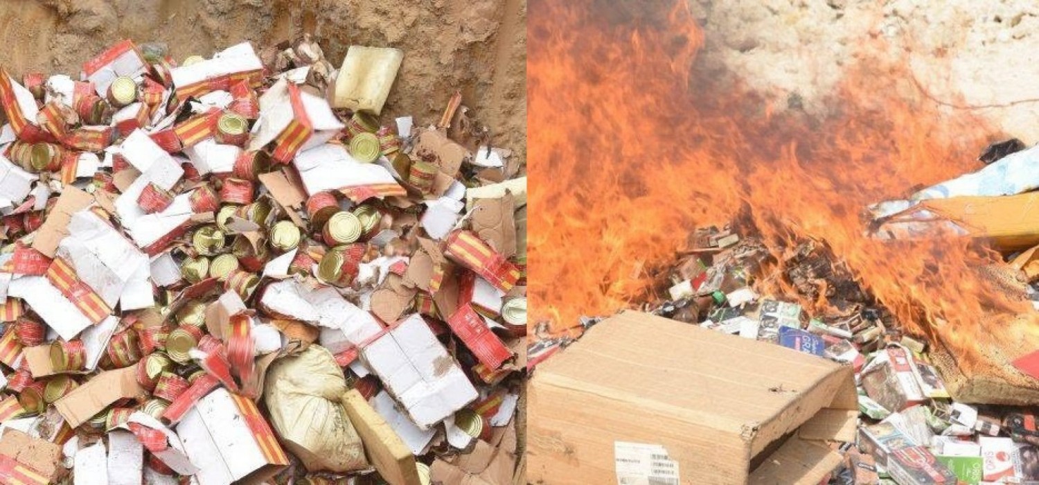 Togo :  Plus de 16 tonnes de produits périmés et illicites détruits à Aképé