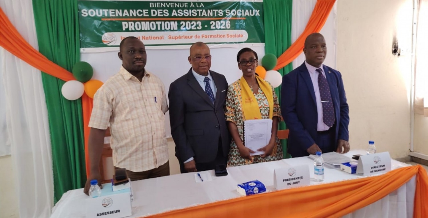 Côte d'Ivoire : INSFS, après une soutenance, le DG Mamadou Traoré met en lumière la nouvelle ambition de l'Institut