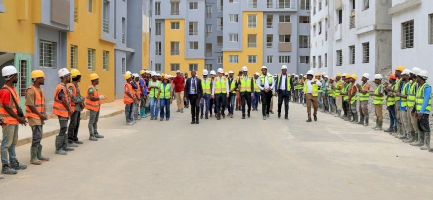 Côte d'Ivoire : Bingerville, un projet prévoit la réalisation de plus de 6 800 logements sociaux, voici l'état d'avancement des travaux