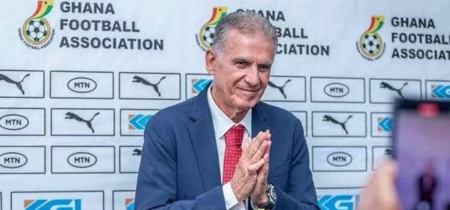 Ghana :  Black Stars, la GFA résilie le contrat de Carlos Queiroz