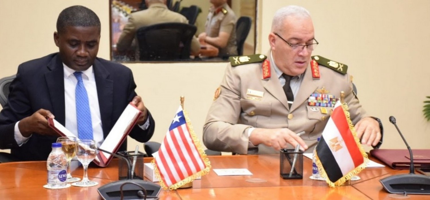 Liberia-Egypte :  Signature d'un accord bilatéral de défense
