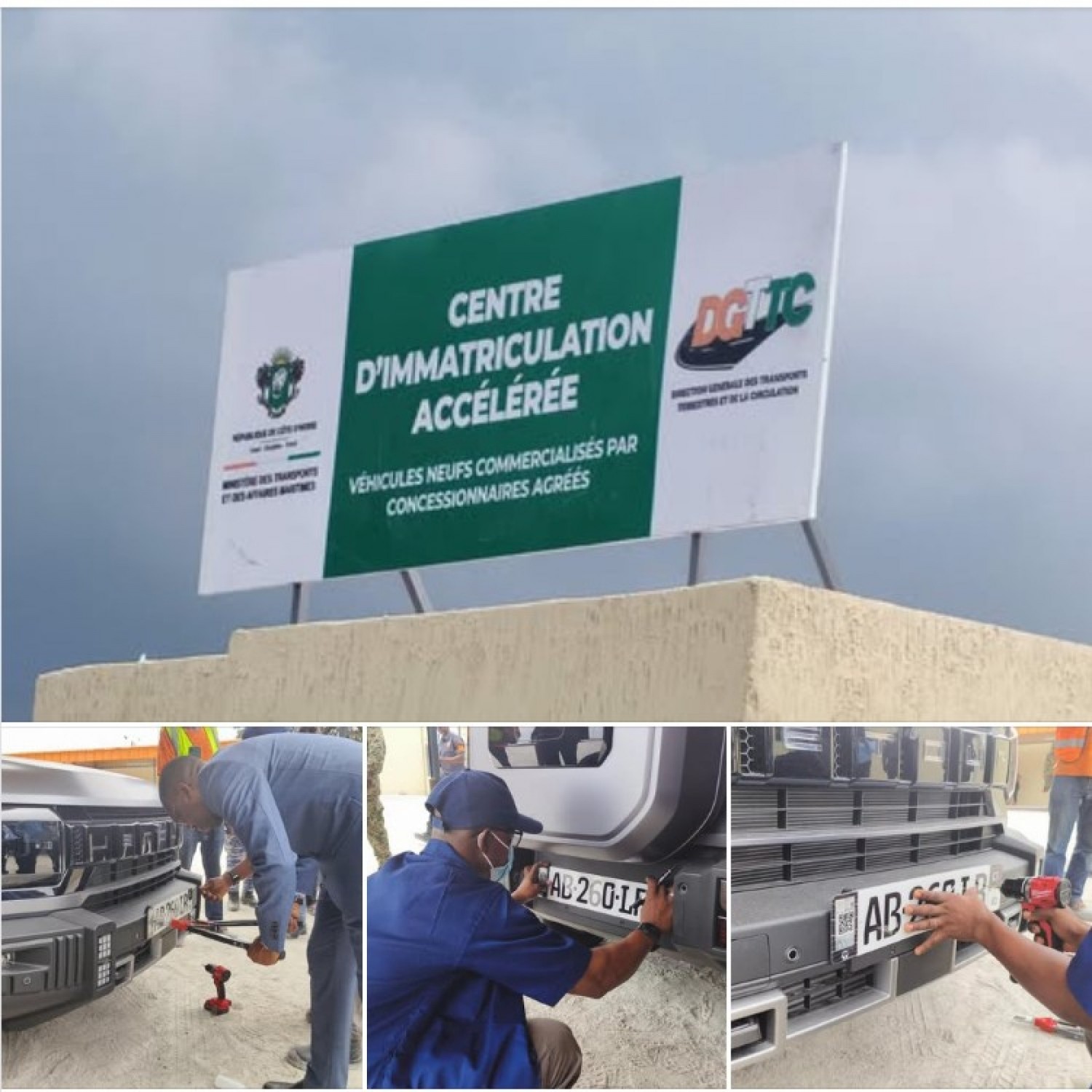 Côte d'Ivoire : Plaques d'immatriculation, mis en service du nouveau centre dédié aux véhicules neufs commercialisés par les concessionnaires