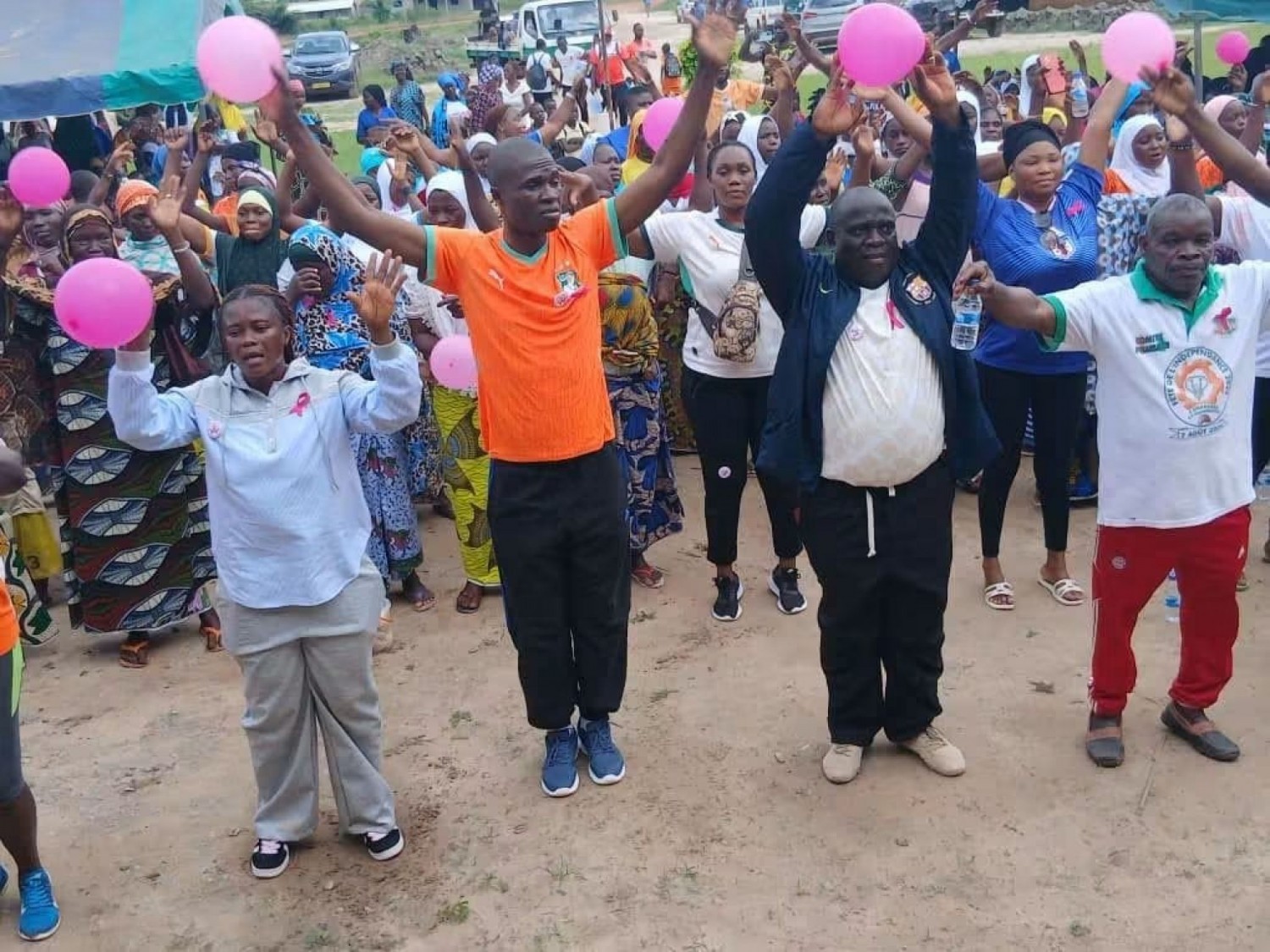 Côte d'Ivoire : A Gnanmangui, une marche « Octobre Rose » pour la lutte contre le Cancer du sein