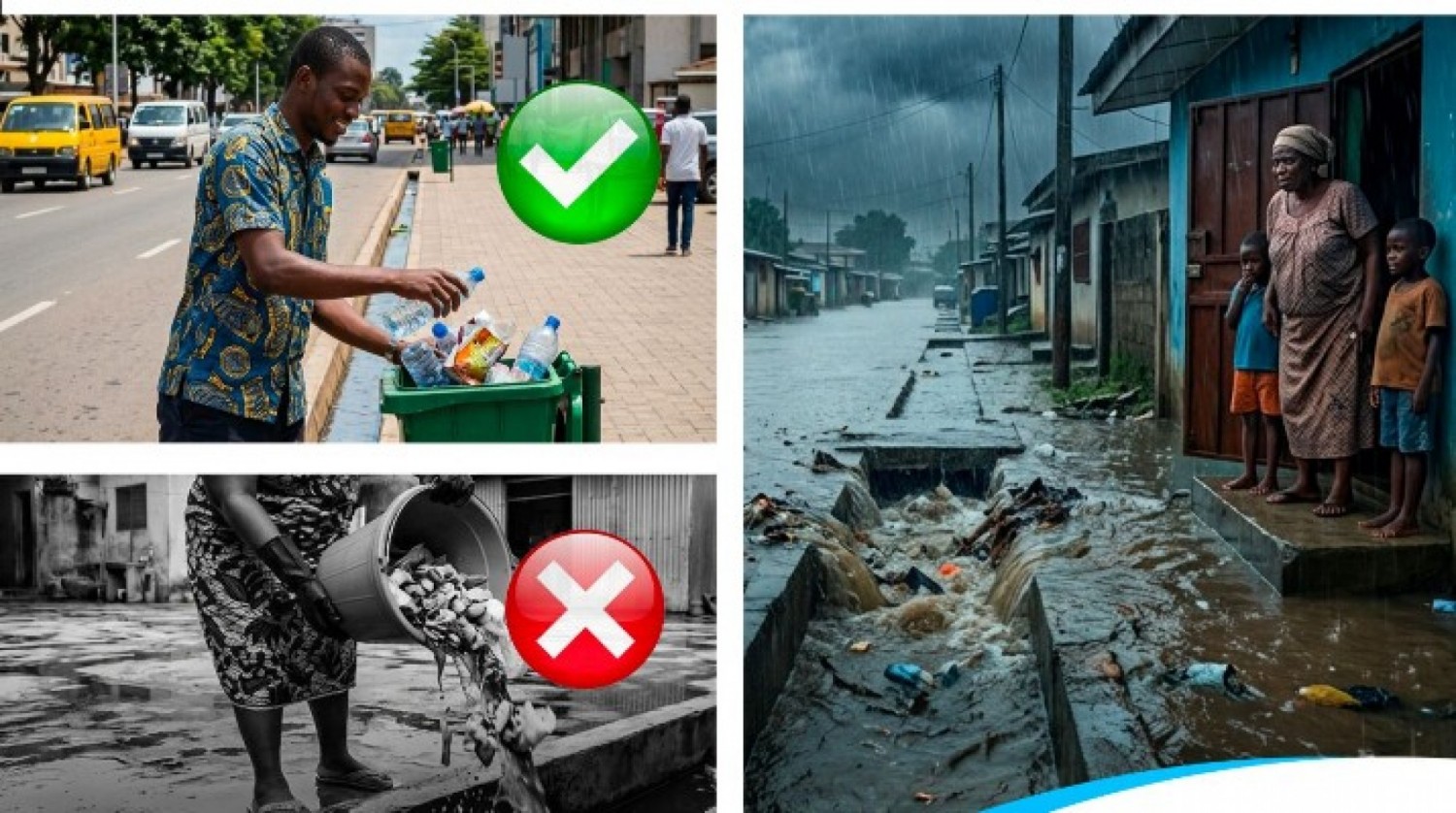 Côte d'Ivoire : L'entretien de nos caniveaux, pourquoi est-il essentiel pour chaque citoyen de s'engager ?