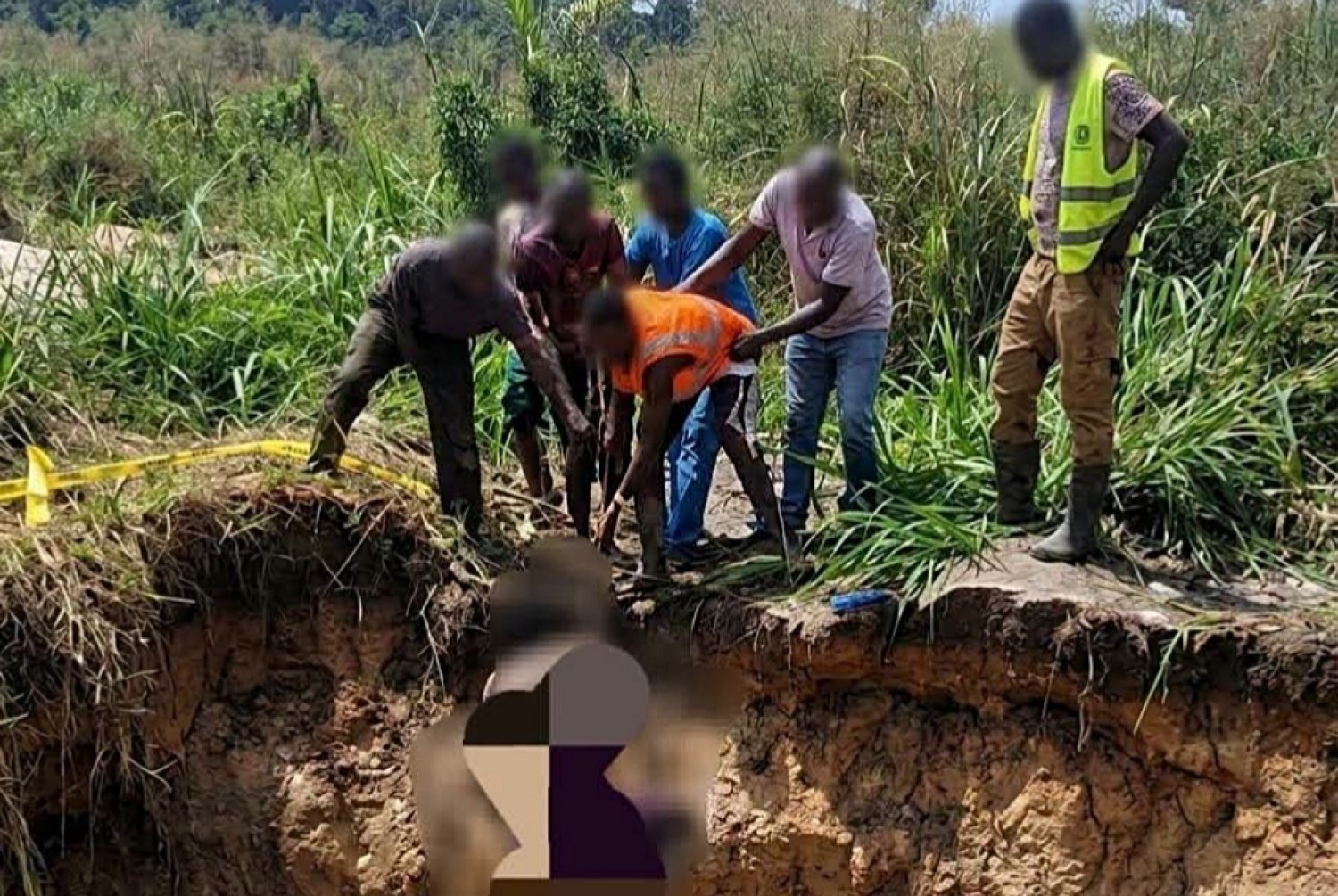 Côte d'Ivoire : Bongouanou, le corps sans vie d'un orpailleur togolais repêché dans un trou à N'Guessankro