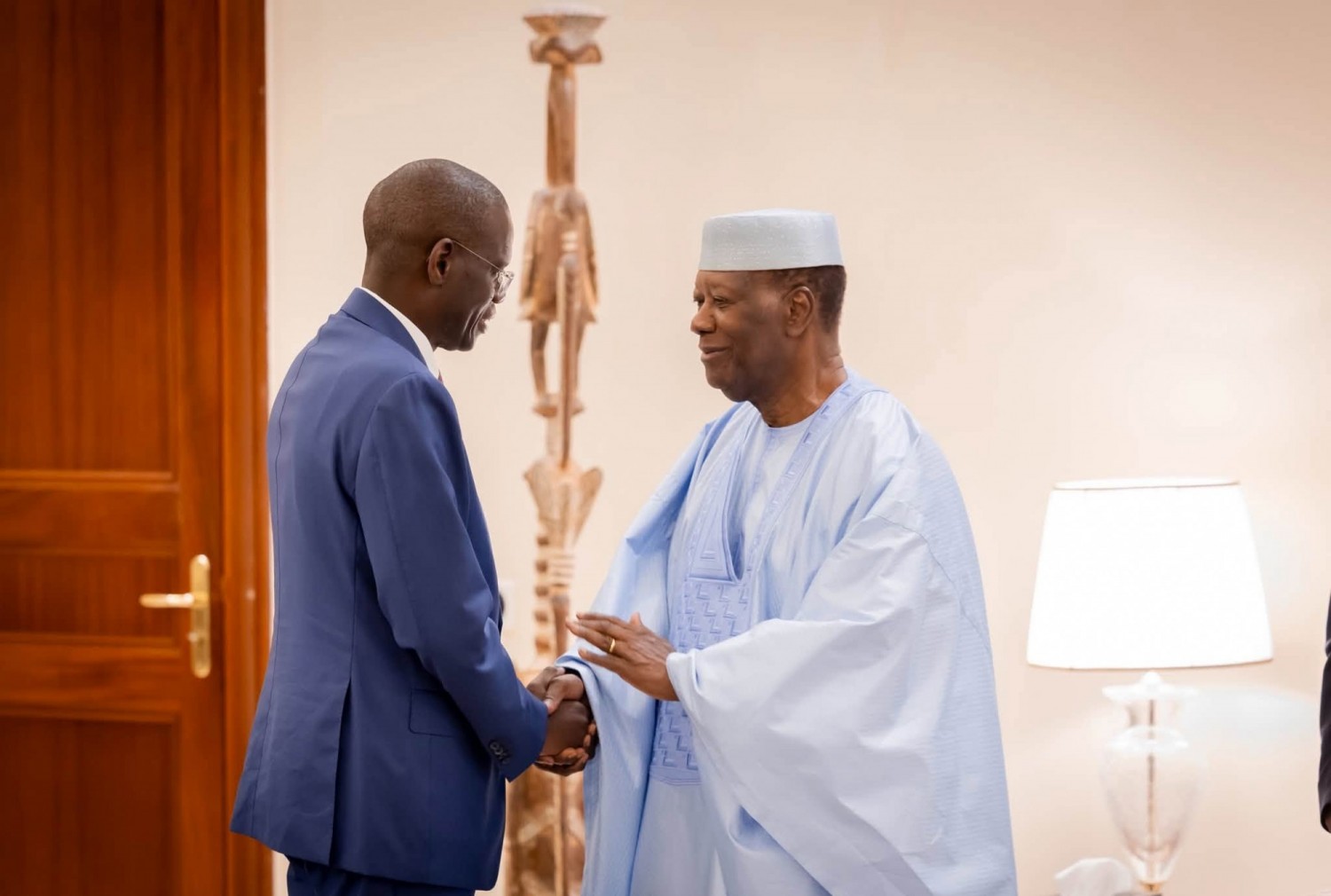 Côte d'Ivoire-Sénégal : Les perspectives de renforcement de la coopération bilatérale, au centre d'un entretien entre Alassane Ouattara et le PM Sénégalais