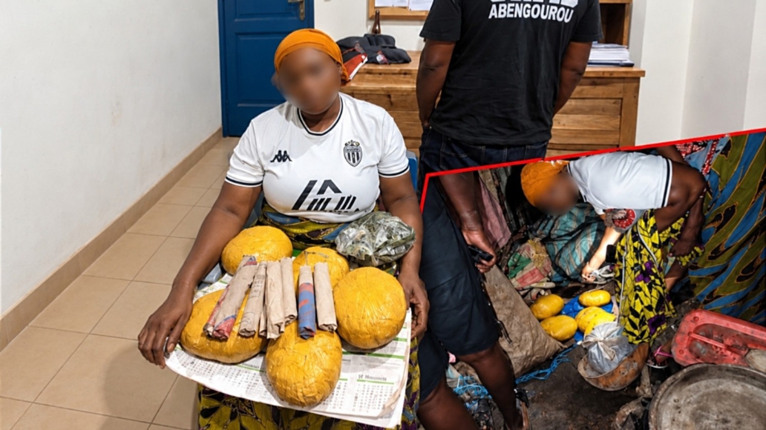 Côte d'Ivoire : Abengourou, cinq kilos de cannabis retrouvés dans un poulailler désaffecté, une femme interpellée