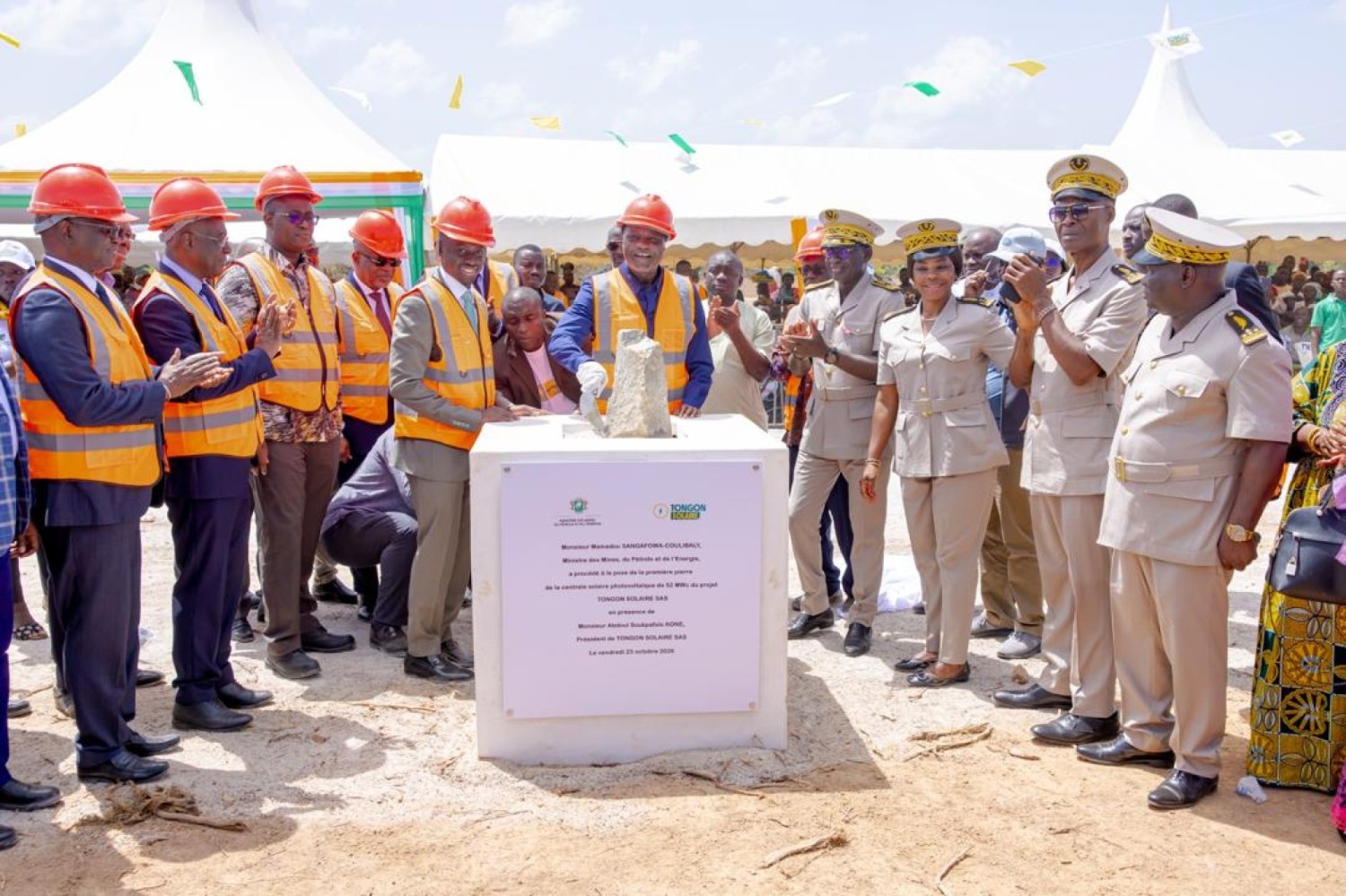 Côte d'Ivoire: Tongon, 33 milliards FCFA pour une centrale solaire de 52 MWc, 500 emplois locaux promis, mise en service au plus tard à la mi-2028