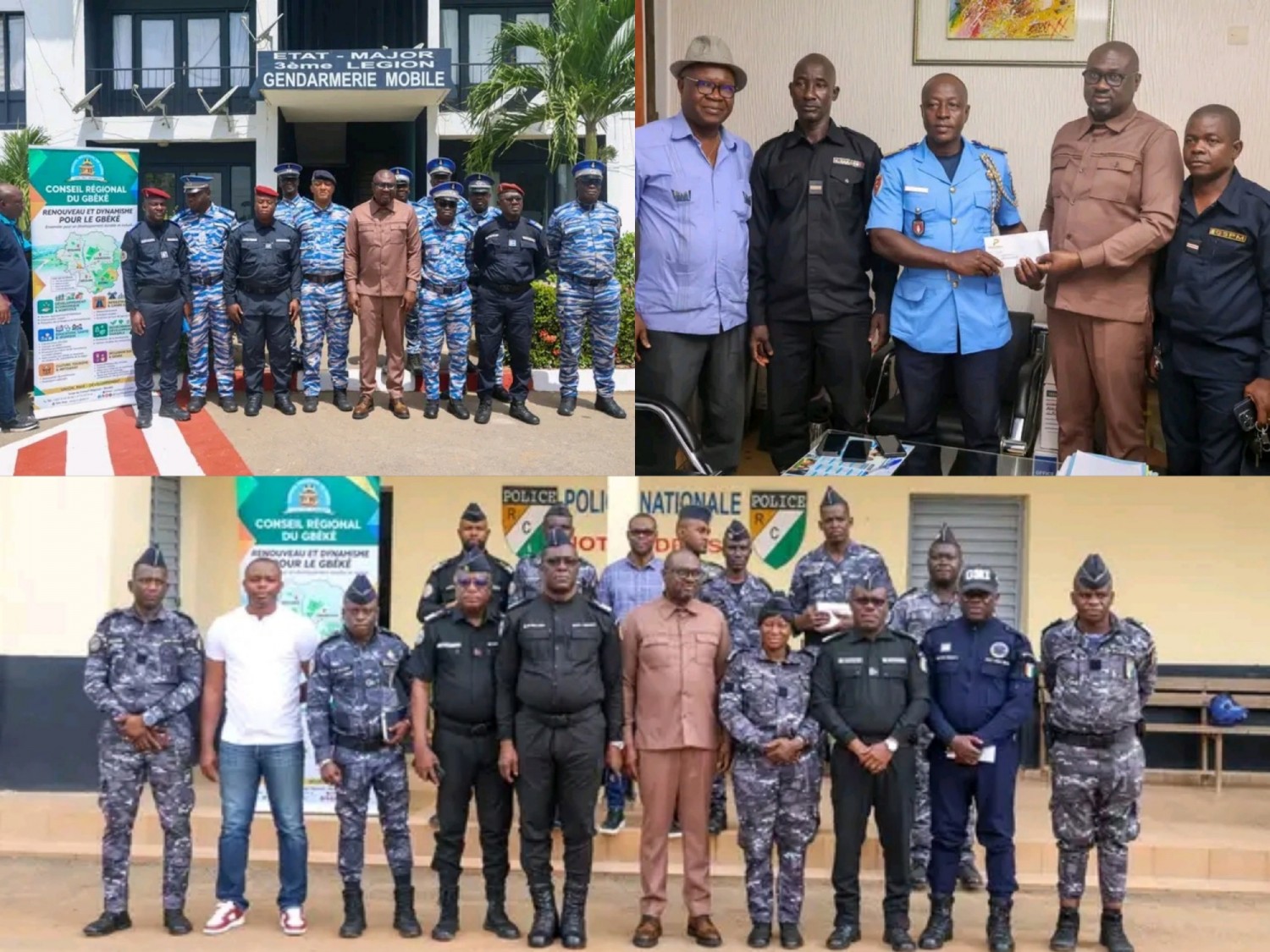 Côte d'Ivoire : Assahoré arme les forces de Défense et de Sécurité avec 20 000 litres de carburant contre l'insécurité dans le Gbêkê