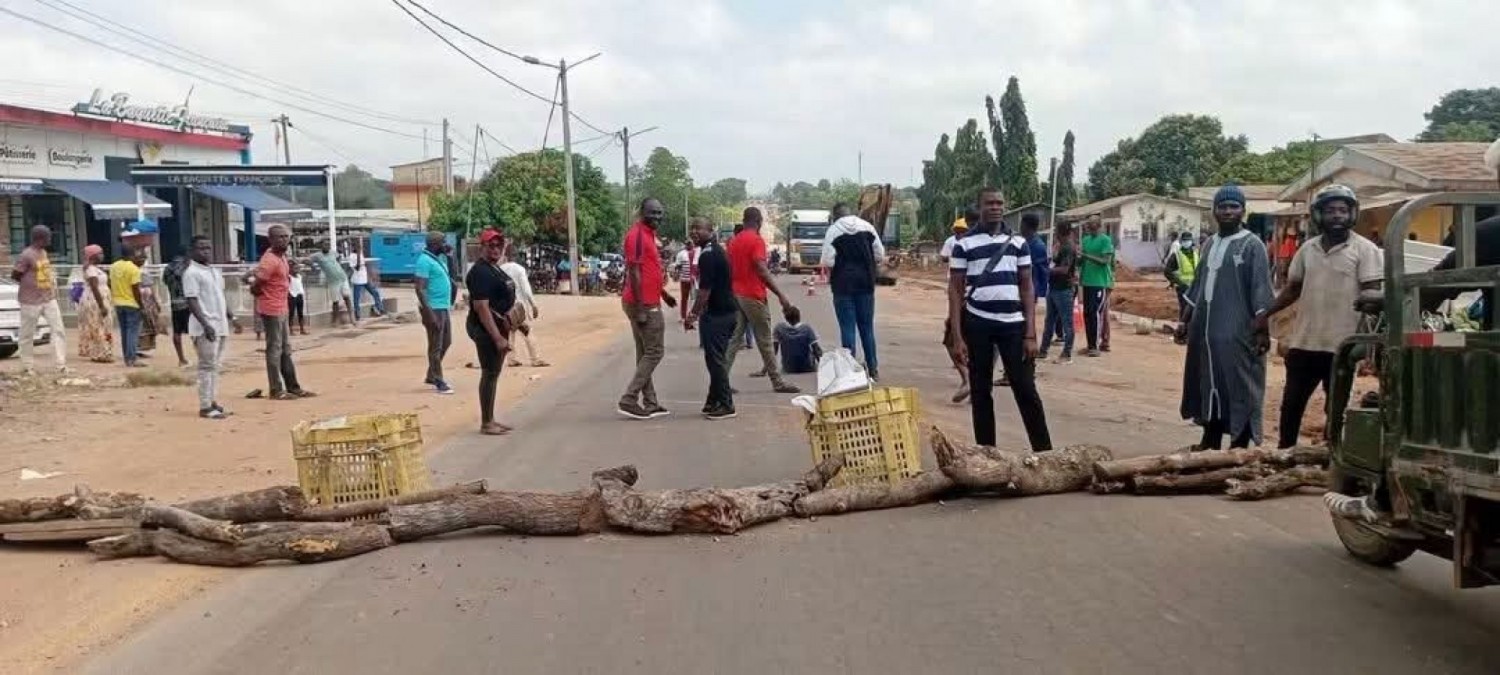 Côte d'Ivoire : Bondoukou réclame ses deux fois deux voies, la jeunesse descend dans la rue