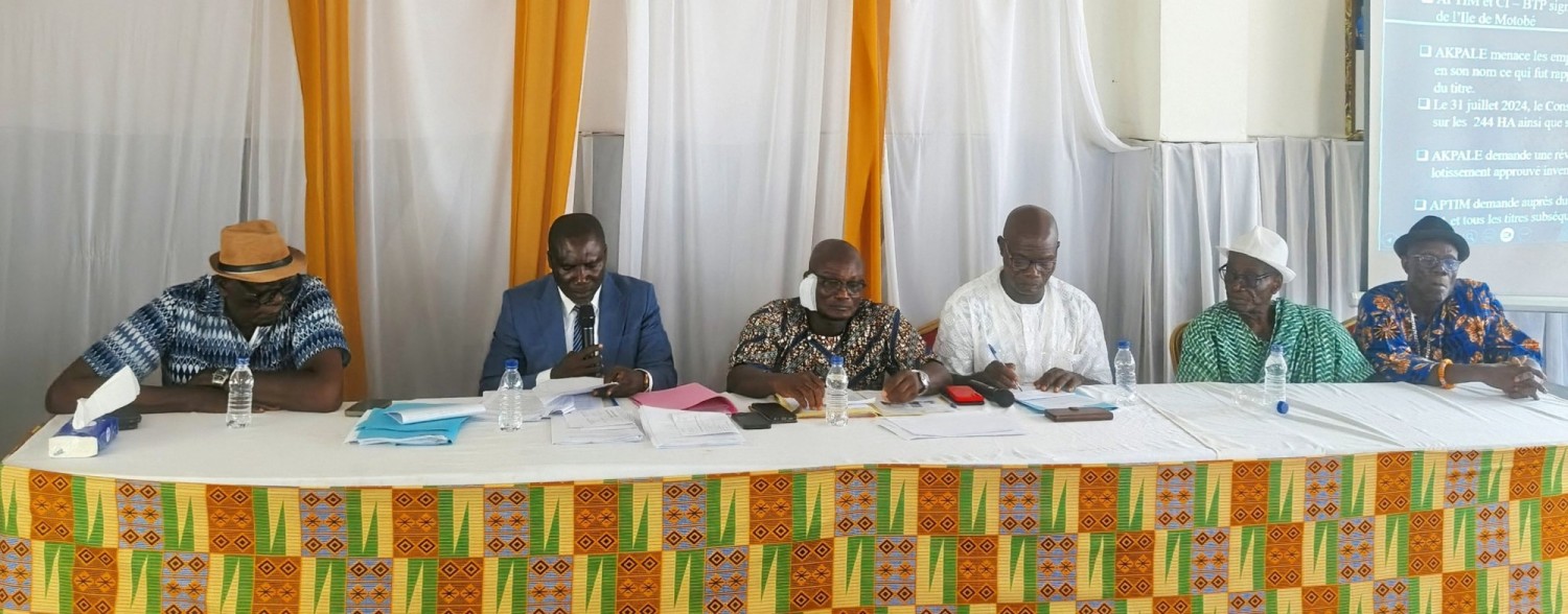 Côte d'Ivoire : Affaire foncière de l'île de Motobé, après le rejet du recours, l'APTIM engage une large campagne de signification de l'arrêt du Conseil d'État
