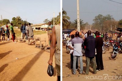 Côte d'Ivoire : Danané, traversant un corridor sans autorisation,  un conducteur de moto taxi molesté par les forces de l'ordre