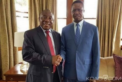 Zambie-Afrique du Sud : Lungu chez Ramaphosa au chevet de la RDC