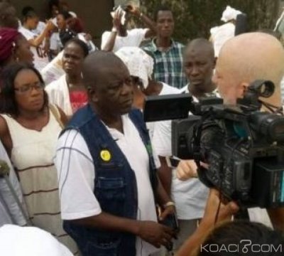 Côte d'Ivoire: À la veille du procès Gbagbo Blé Goudé, des victimes de la crise post électorale manifestent devant la CNHDCI
