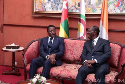 Côte d'Ivoire : Le président Togolais est arrivé à  Abidjan pour  une visite d'amitié et de travail