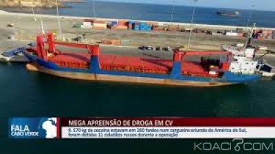 Cap-vert : Saisie record de 9,5 tonnes de cocaïne au port de Praia, 11 russes interpellés