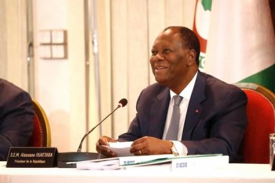 Côte d'Ivoire : 2020, Ouattara encourage Gon à  poursuivre le dialogue politique pour réussir le défi du réexamen de la composition de la CEI