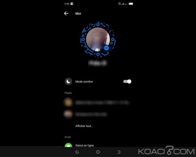 Monde: Activez le mode sombre de Facebook Messenger avec un simple emoji «croissant de lune»