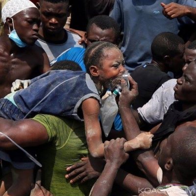 Nigeria: Effondrement d'un immeuble  à  Lagos Island,  huit morts au moins  et 37 rescapés
