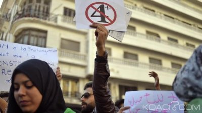 Algérie : Nouvelles manifestations contre la prolongation du 4ème mandat de Bouteflika