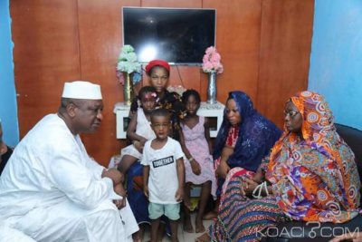 Côte d'Ivoire : Décès tragique du commissaire Doumbia dans un accident de circulation, Hamed Bakayoko au domicile du défunt