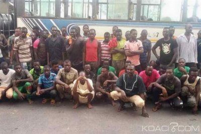 Ghana : 59 ouest africains arrêtés pour exploitation minière illégale