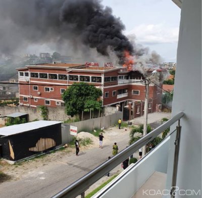 Côte d'Ivoire : A Cocody, départ d'incendie dans un hôtel, panique mais le pire évité