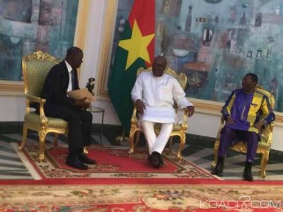 Burkina Faso-Côte d'Ivoire: Le président du parlement ivoirien chez le président kaboré