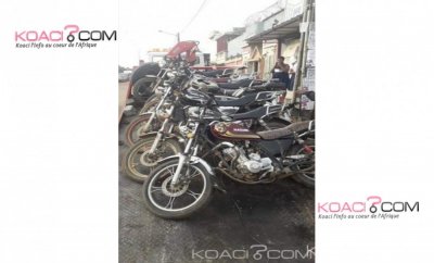 Côte d'Ivoire: Transport illégal à  Cocody, la police intercepte 07 motos