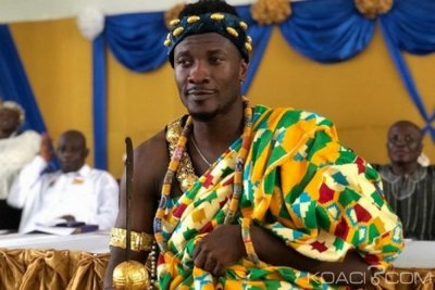 Ghana : Asamoah Gyan fait chef Ngoryifia-Doemenyotor dans le Gbi