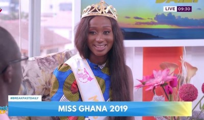 Ghana : Miss Ghana 2019 défend sa beauté contre ses détracteurs