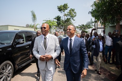 Gabon: Les ministres Franck Nguema, Lee White et Jean-Marie Ogandaga reçoivent en audience M. Samuel L. Jackson