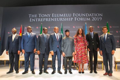 Nigeria: Forum d'Entreprenariat TEF 2019, cinq Présidents africains s'engagent pour la création d'emplois et à l'autonomisation des jeunes