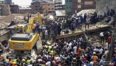 Nigeria :13 morts dans l'effondrement d'un immeuble de trois étages à  Jos