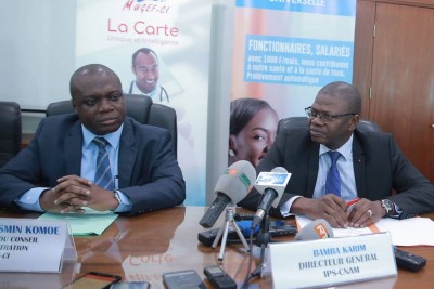 Côte d'Ivoire :   CMU, Fonctionnaires et agents de l'Etat bénéficient de prestations supplémentaires, Komoé invite les retardataires à se faire enrôler